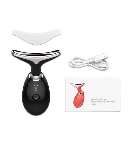 7-in-1 LED Face & Neck Lifter – Sculpt, Tighten & Glow