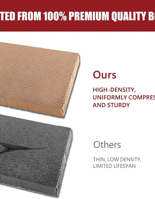 Load image into Gallery viewer, Cardboard Cat House with Scratcher/Catnip, (16.5''X12''X15'') Burger Shop for Indoor/Outdoor Cats, Cat Play House&amp;Home Decor, Cat Scratch Toy, Hideout for Bunny&amp;Small Animals
