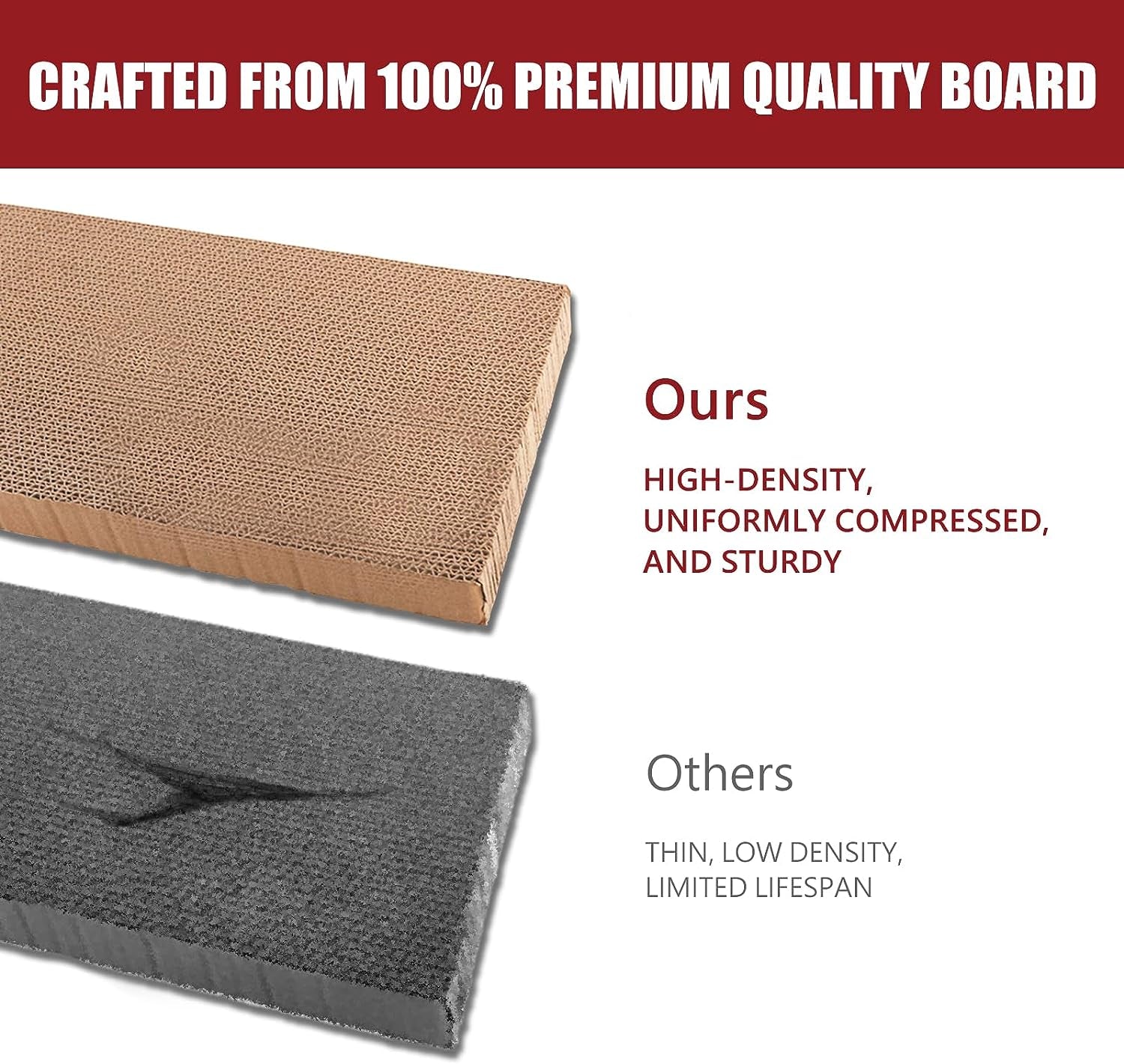 Cardboard Cat House with Scratcher/Catnip, (16.5''X12''X15'') Burger Shop for Indoor/Outdoor Cats, Cat Play House&Home Decor, Cat Scratch Toy, Hideout for Bunny&Small Animals