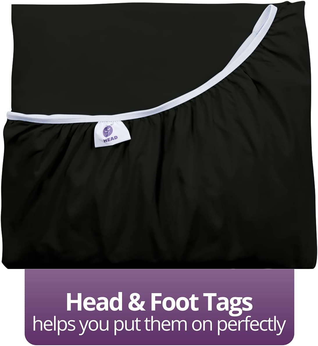 Fitted Sheets Queen Size – Queen Fitted Sheet Only Deep Pocket – Soft 21” Extra Deep Pocket Queen Fitted Sheets Fit Perfectly 17”–23” Deep Mattress & Toppers – 1 Bottom Sheet Grey Fitted Sheet Queen